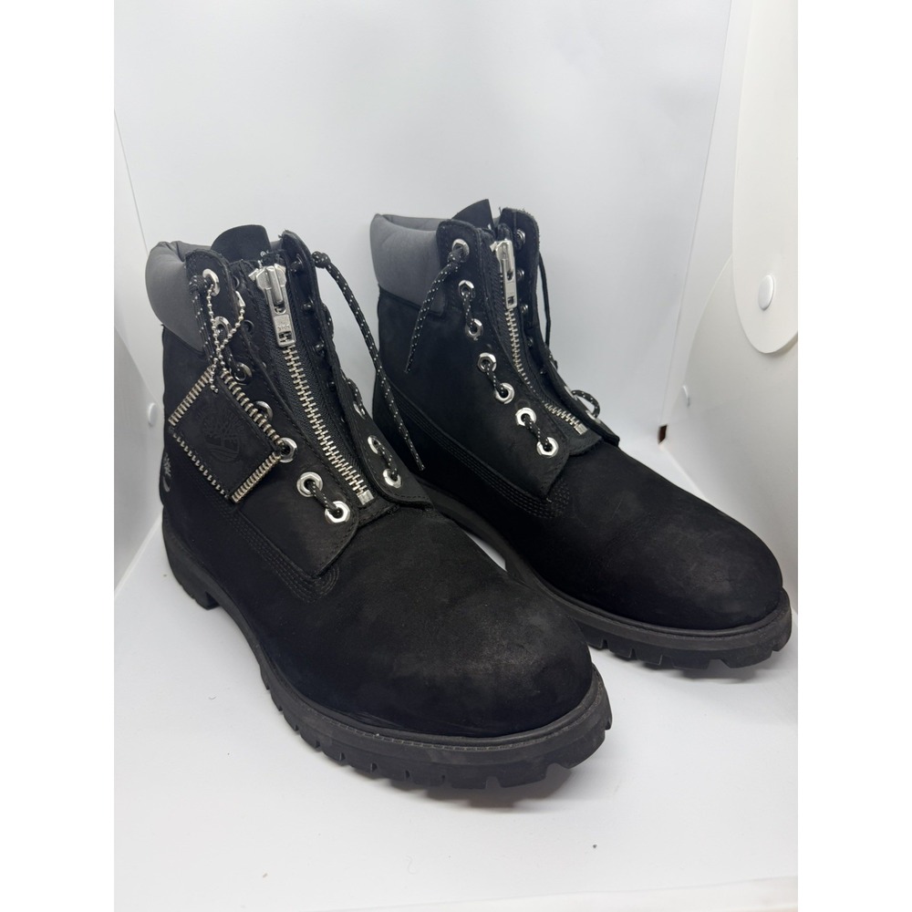 Timberland Mens Classic 6-Inch Waterproof Boots Black Nubuck 29516 Size 11.5 M